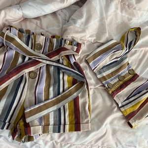 2 piece top and short set